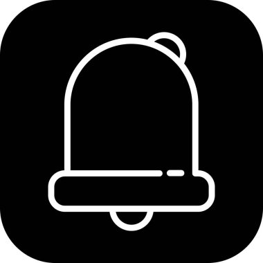 Soyut arkaplanda alarm simgesi izole edildi