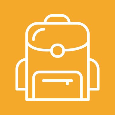 Soyut arkaplanda torba simgesi izole edildi