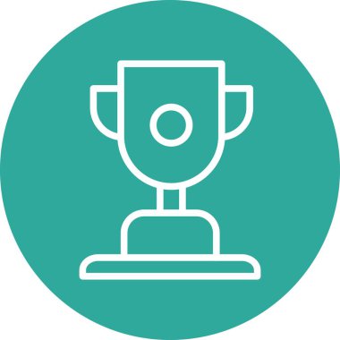 Ödül simgesi soyut arkaplanda izole edildi