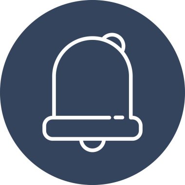 Soyut arkaplanda alarm simgesi izole edildi