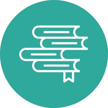 Soyut arkaplanda kitap simgesi izole edildi