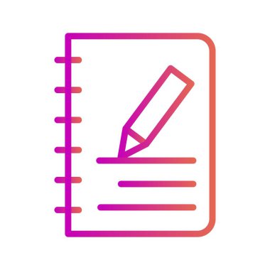 Soyut arkaplanda belge simgesini düzenle