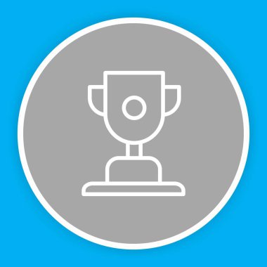 Ödül simgesi soyut arkaplanda izole edildi