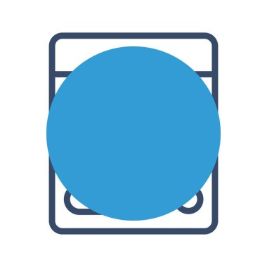 Soyut arkaplanda hesaplayıcı simgesi izole edildi