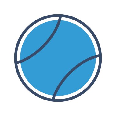 Soyut arkaplanda top simgesi izole edildi