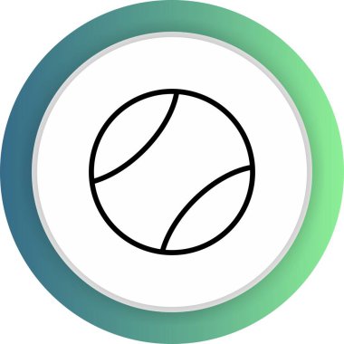 Soyut arkaplanda top simgesi izole edildi