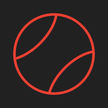 Soyut arkaplanda top simgesi izole edildi