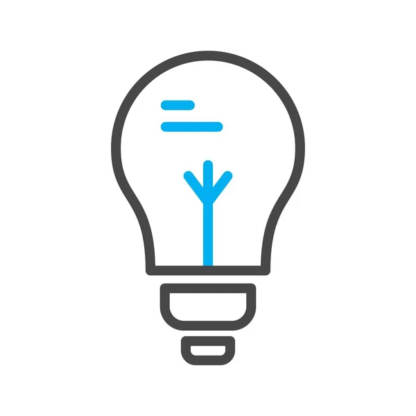 Bulb  icon isolated on abstract background — ストックベクタ
