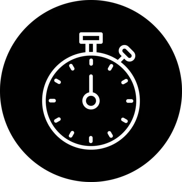 Stop Watch icon isolated on abstract background — ストックベクタ