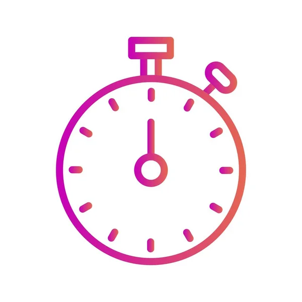 Stop Watch icon isolated on abstract background — ストックベクタ