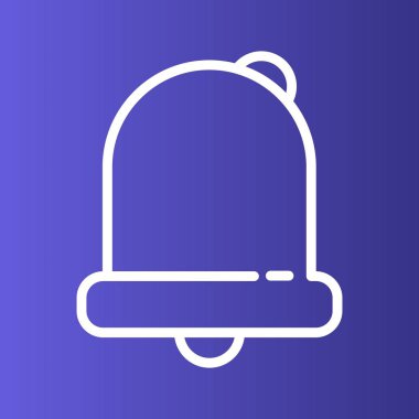 Soyut arkaplanda alarm simgesi izole edildi