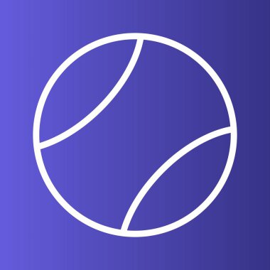 Soyut arkaplanda top simgesi izole edildi