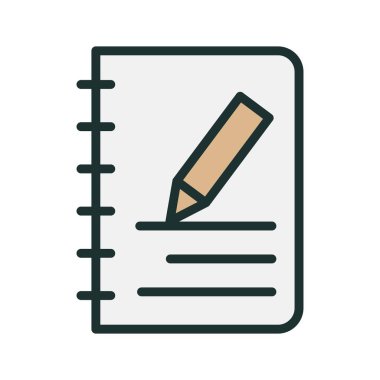 Soyut arkaplanda belge simgesini düzenle