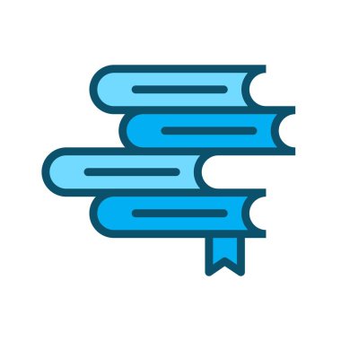 Soyut arkaplanda kitap simgesi izole edildi