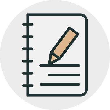 Soyut arkaplanda belge simgesini düzenle