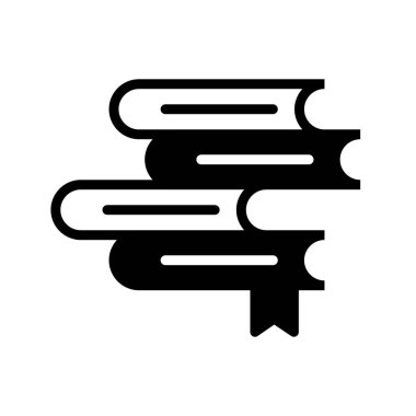 Soyut arkaplanda kitap simgesi izole edildi