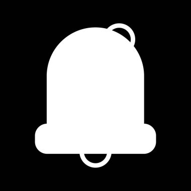 Soyut arkaplanda alarm simgesi izole edildi