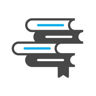 Soyut arkaplanda kitap simgesi izole edildi