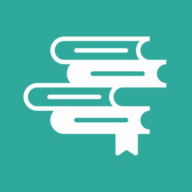 Soyut arkaplanda kitap simgesi izole edildi