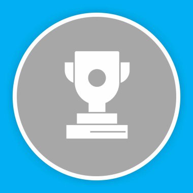 Ödül simgesi soyut arkaplanda izole edildi