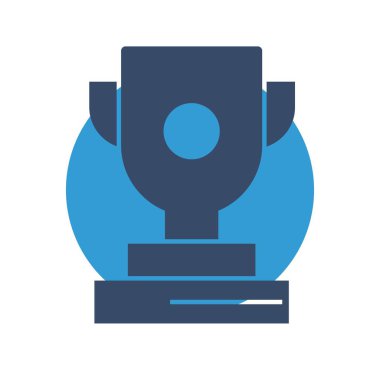 Ödül simgesi soyut arkaplanda izole edildi