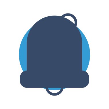 Soyut arkaplanda alarm simgesi izole edildi