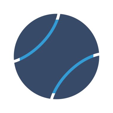 Soyut arkaplanda top simgesi izole edildi