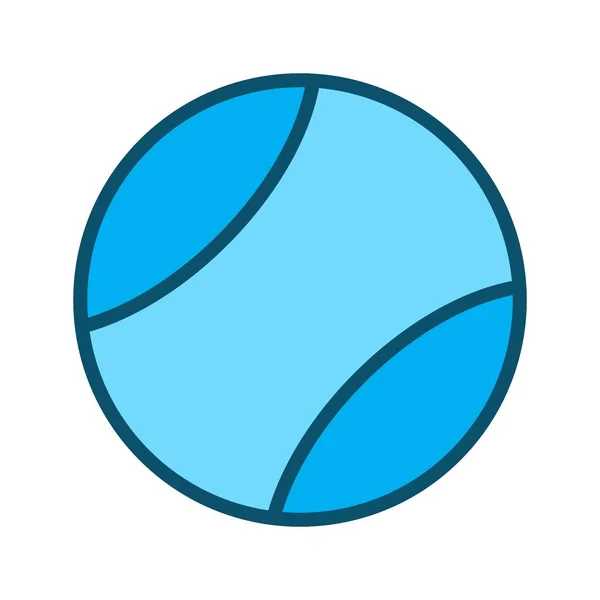 Ball icon isolated on abstract background — ストックベクタ