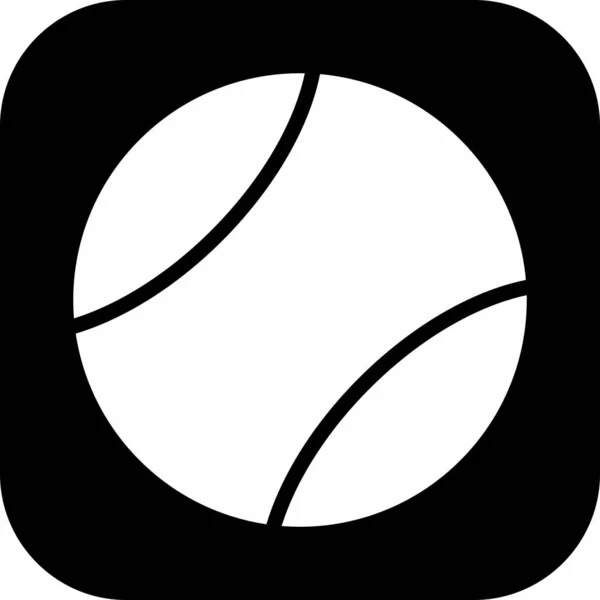 Ball icon isolated on abstract background — ストックベクタ