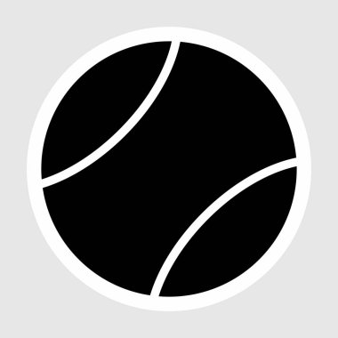 Soyut arkaplanda top simgesi izole edildi