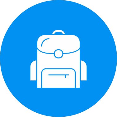 Soyut arkaplanda torba simgesi izole edildi