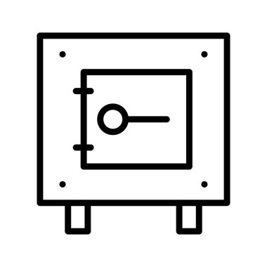 Kilit simgesi soyut arkaplanda izole edildi