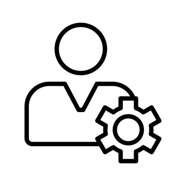 Soyut arkaplanda izole edilmiş bir simge düşünme