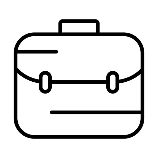 Icono del maletín aislado sobre fondo abstracto — Archivo Imágenes Vectoriales