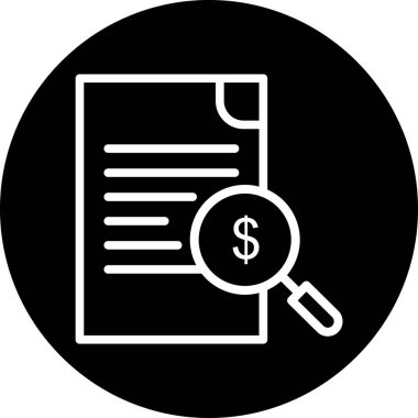 Dolar işareti simgesi, basitçe vektör illüstrasyonu