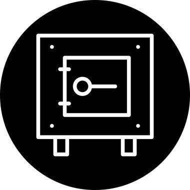 Kilit simgesi soyut arkaplanda izole edildi