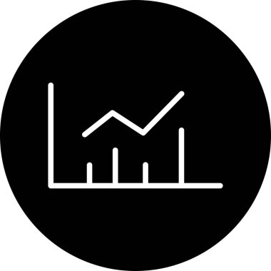 Soyut arkaplanda sunum simgesi izole edildi