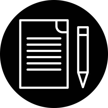 Dosya düzenleme simgesi soyut arkaplanda izole edildi