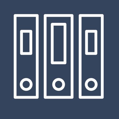 Soyut arkaplanda dosya simgesi izole edildi