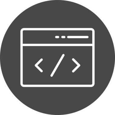 Tarayıcı simgesi soyut arkaplanda izole edildi