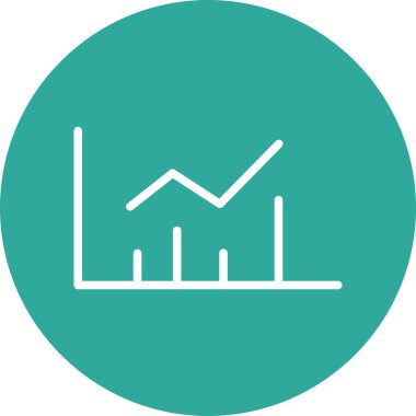Soyut arkaplanda sunum simgesi izole edildi