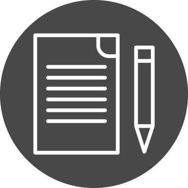 Dosya düzenleme simgesi soyut arkaplanda izole edildi