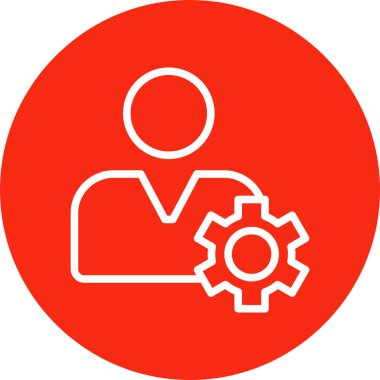 Soyut arkaplanda izole edilmiş bir simge düşünme