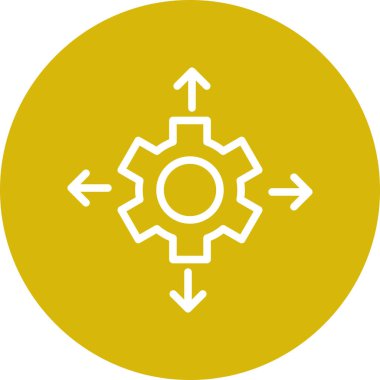  Simge soyut arkaplanda izole ediliyor