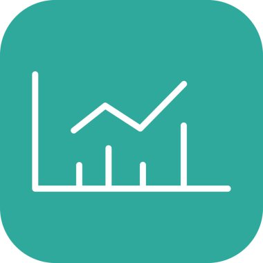 Soyut arkaplanda sunum simgesi izole edildi