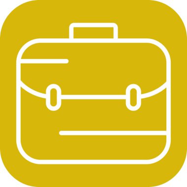 Evrak çantası simgesi soyut arkaplanda izole edildi