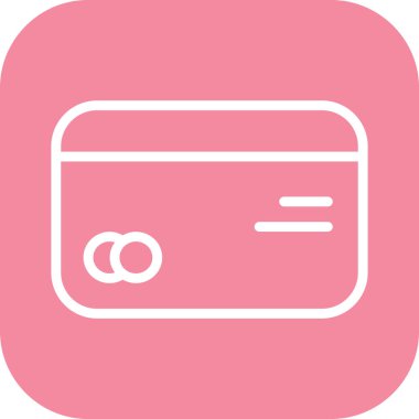 Kartvizit simgesi soyut arkaplanda izole edildi