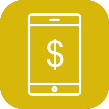 Çevrimiçi pazarlama simgesi soyut arkaplanda izole edildi