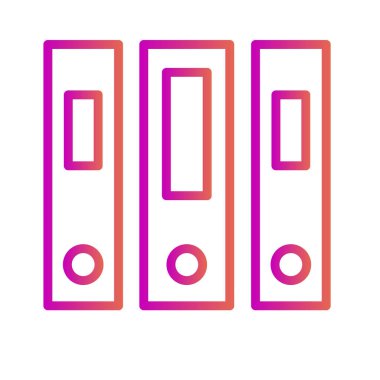 Soyut arkaplanda dosya simgesi izole edildi