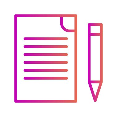 Dosya düzenleme simgesi soyut arkaplanda izole edildi